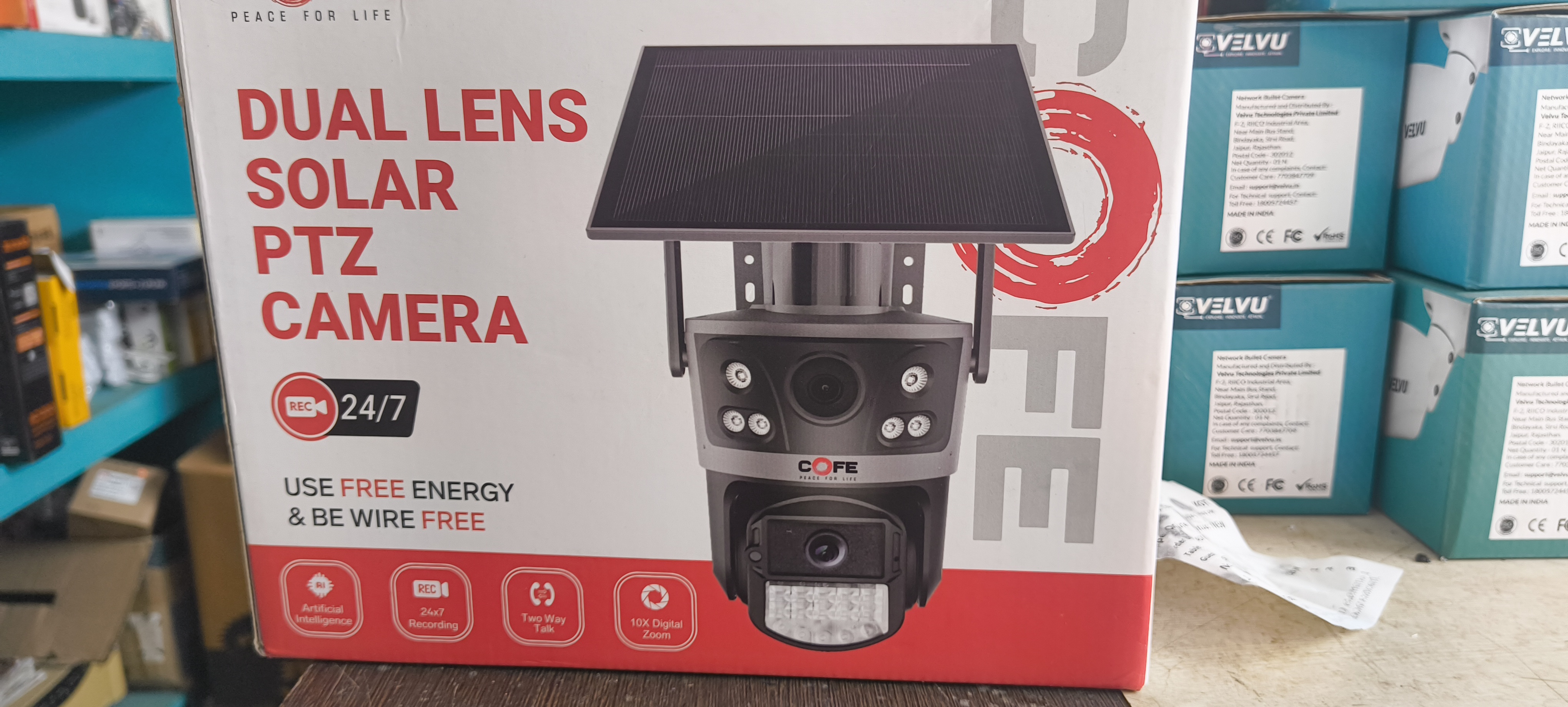 Solar 4G Dual Lense Camera