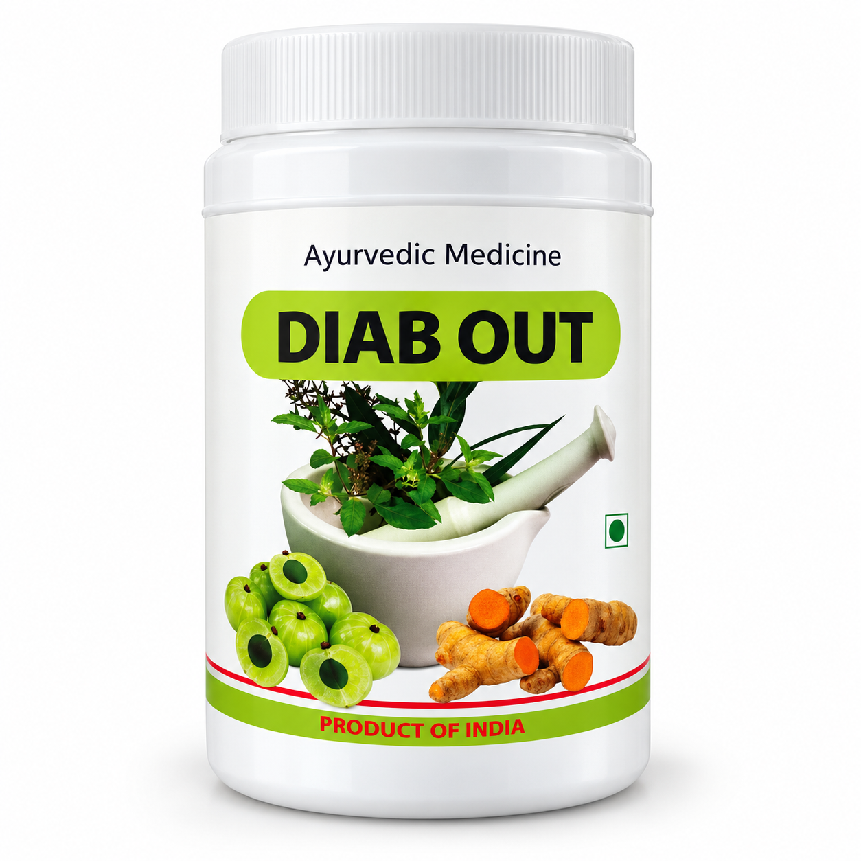 Diab Out - 150g Ayurvedic Product Of Indian Pharmacy for Diabetes